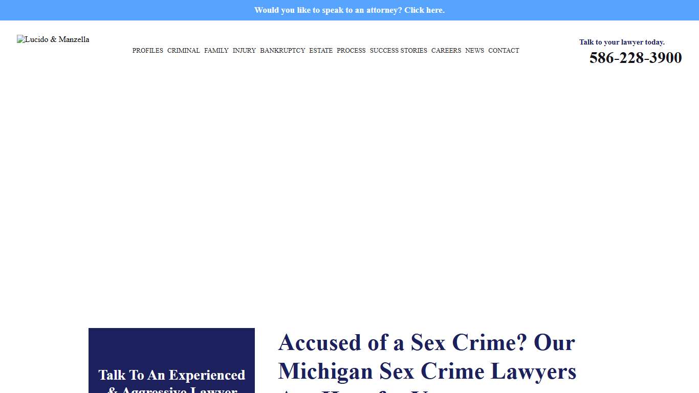 Lucido & Manzella Macomb County Sex Crime Lawyers Sex Crime Attorney Clinton Township
